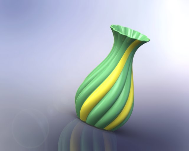 flower pot 3D प्रिंट मॉडल .c4d .max .obj .3ds .fbx .stl .blend 