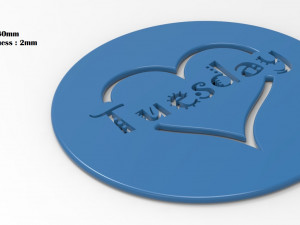 coffee stancil 3D 프린트 모델