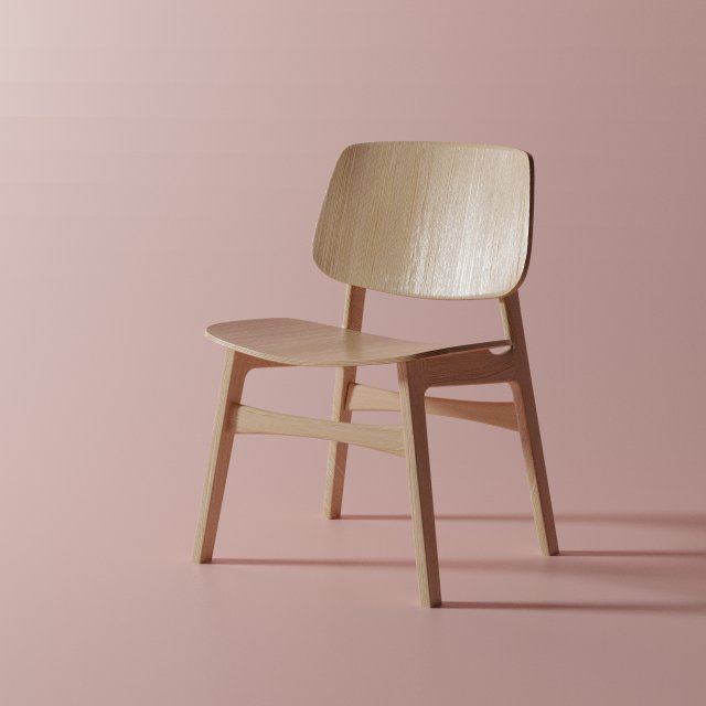 wooden chair Modèle 3D .c4d .max .obj .3ds .fbx .stl .blend 