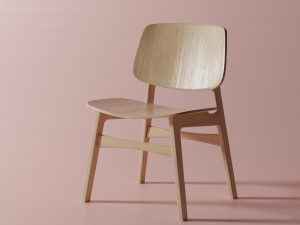 wooden chair 3Dモデル