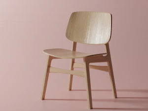 деревянный стул 3D Модель