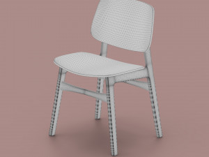 wooden chair Modèle 3D