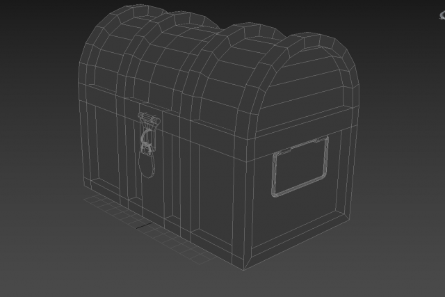 lock chest 3D 모델 .c4d .max .obj .3ds .fbx .stl .blend 