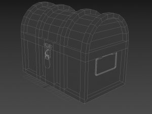 lock chest 3D Модель