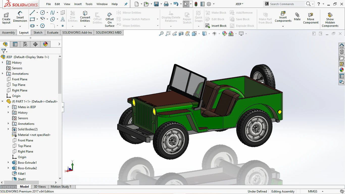 toy jeep 3D Model .c4d .max .obj .3ds .fbx .stl .blend 