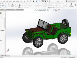 jipe de brinquedo Modelo 3D