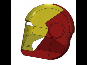 ironman helmet mark 3 3Dモデル