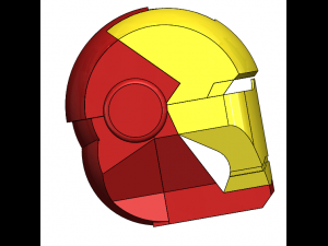 ironman helmet mark 3 3Dモデル