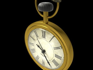 pocket watch 3D 모델