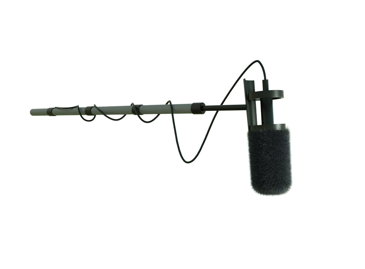 mic boom 3D Model .c4d .max .obj .3ds .fbx .stl .blend 
