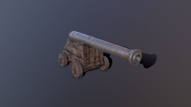 medieval cannon Modèle 3D .c4d .max .obj .3ds .fbx .stl .blend 