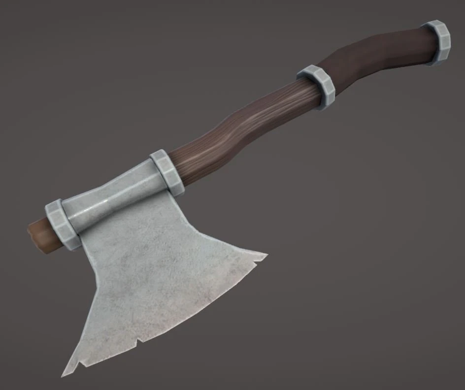 axe 3D Model .c4d .max .obj .3ds .fbx .stl .blend 