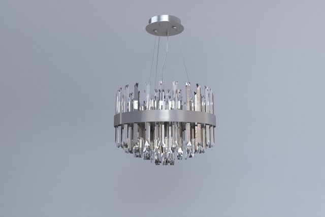 decorative crystal chandelier lamp 3Dモデル .c4d .max .obj .3ds .fbx .stl .blend 
