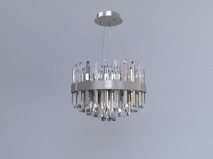 decorative crystal chandelier lamp 3Dモデル