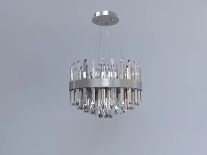 decorative crystal chandelier lamp 3D Model