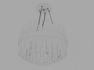 decorative crystal chandelier lamp 3Dモデル
