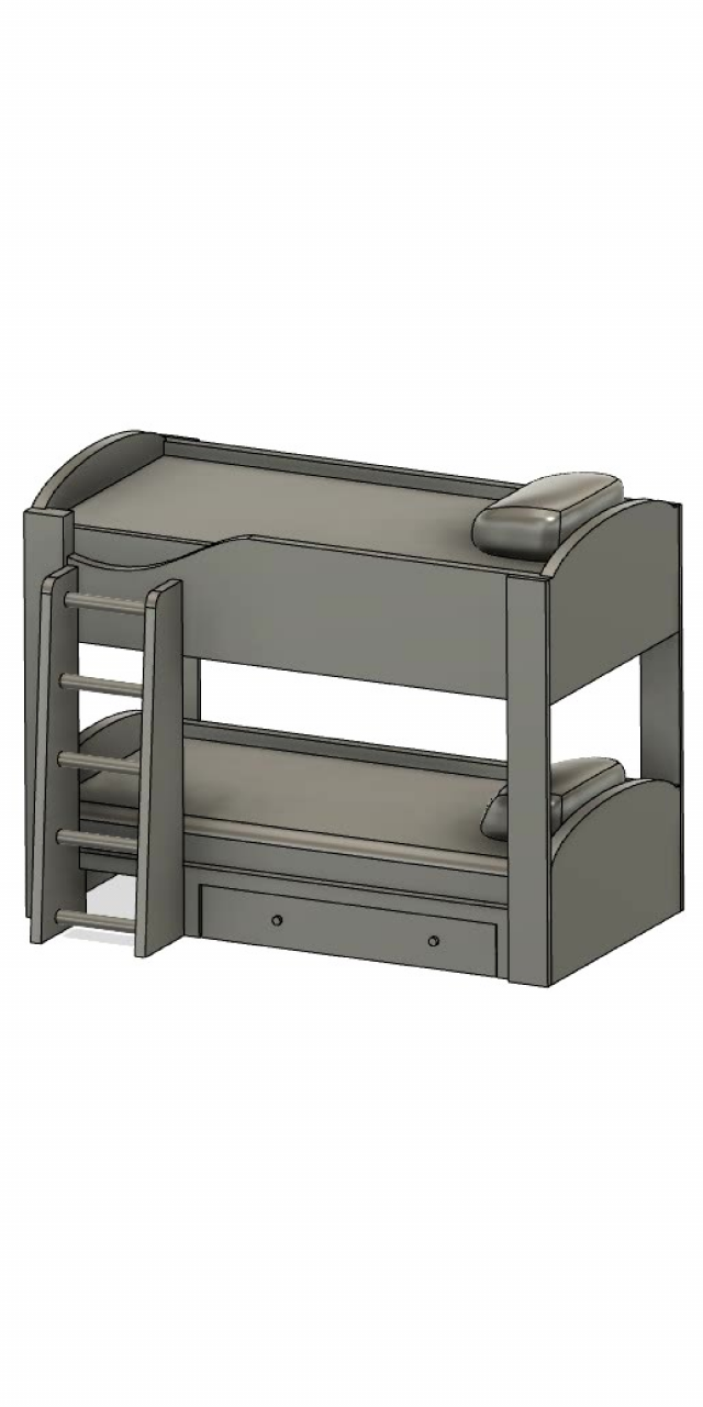 double bed 3D 모델 .c4d .max .obj .3ds .fbx .stl .blend 