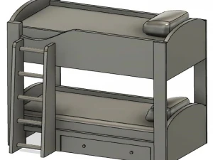 더블 침대 3D 모델