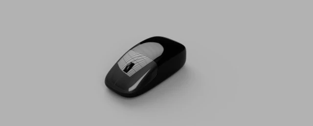 컴퓨터 무선 마우스 3D 모델 .c4d .max .obj .3ds .fbx .stl .blend 