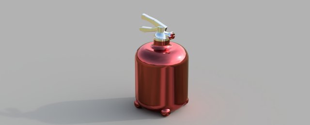 extinguisher 3D 模型 .c4d .max .obj .3ds .fbx .stl .blend 
