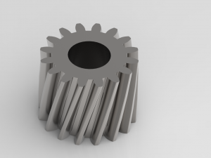 gearwheel 16 teeth d 57 mm 3Dモデル