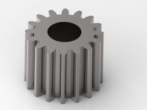 gearwheel 16 teeth d 57 mm 3D 모델