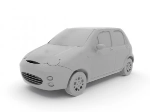 chery qq 2011 Modelo 3D