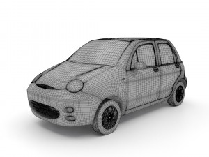 chery qq 2011 Modèle 3D