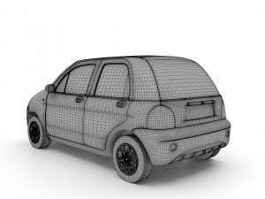 chery qq 2011 Modèle 3D