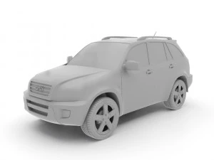 chery tiggo 2011 Modelo 3D