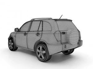 chery tiggo 2011 3D Model