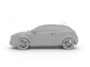 alfa romeo mito 2010 3D-Modell