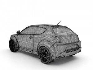 alfa romeo mito 2010 3D-Modell