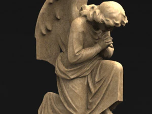 est&aacute;tua de anjo 3 Modelo 3D
