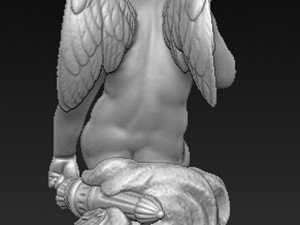 angel boy statue 3D-Modell
