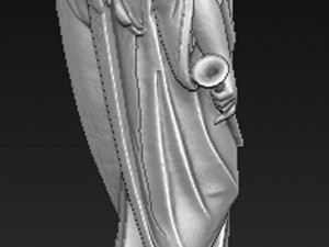 angel statue 6 3D Model
