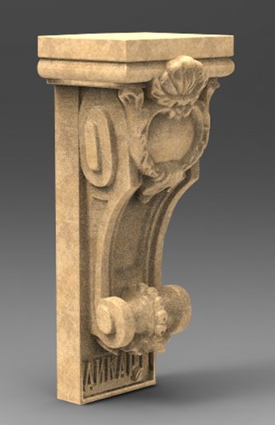 architectural decorative 3D Model .c4d .max .obj .3ds .fbx .stl .blend 