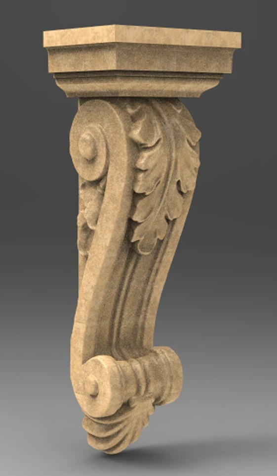 architectural decorative 5 3D Model .c4d .max .obj .3ds .fbx .stl .blend 