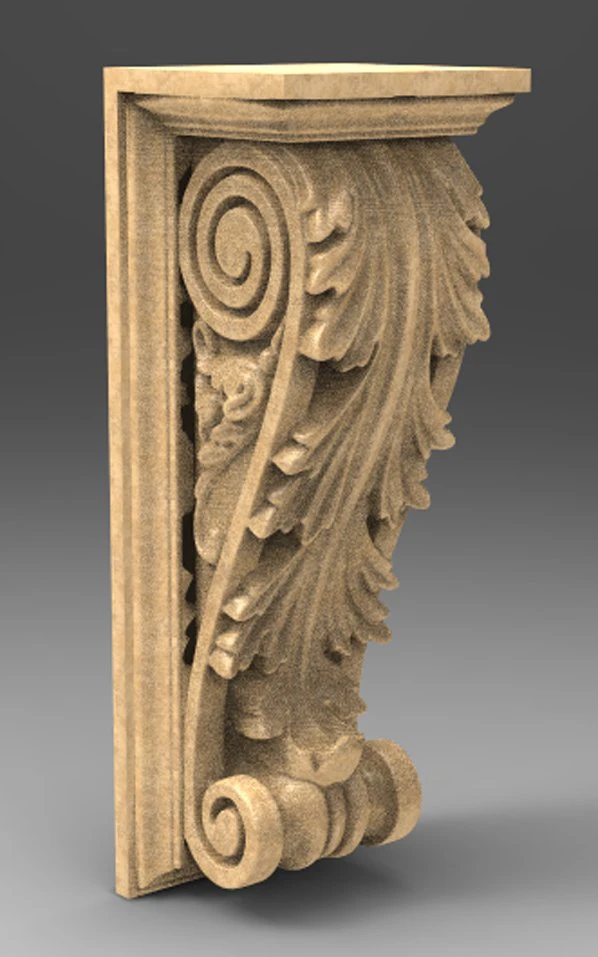 architectural decorative 6 3D Model .c4d .max .obj .3ds .fbx .stl .blend 