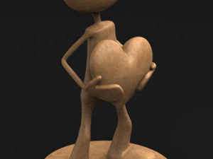 amour de caract&egrave;re Modèle 3D