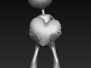 character love Model 3D