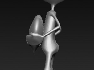 character love Model 3D