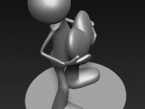 character love Model 3D