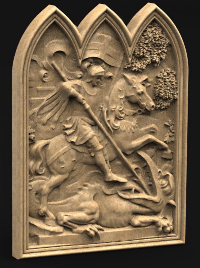 saint george 3D 모델 .c4d .max .obj .3ds .fbx .stl .blend 