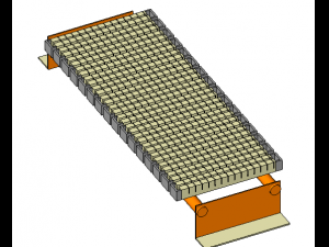 regleta multipar Model 3D