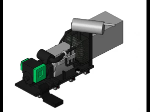 motogenerador 3D Model