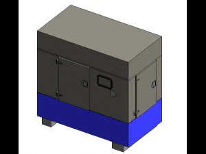 motogenerador 3D Model