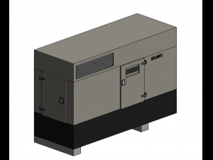 motogenerador 3D 模型
