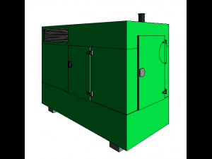 motogenerador 3D 模型