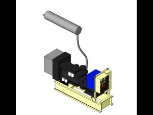 motogenerador 3D Model